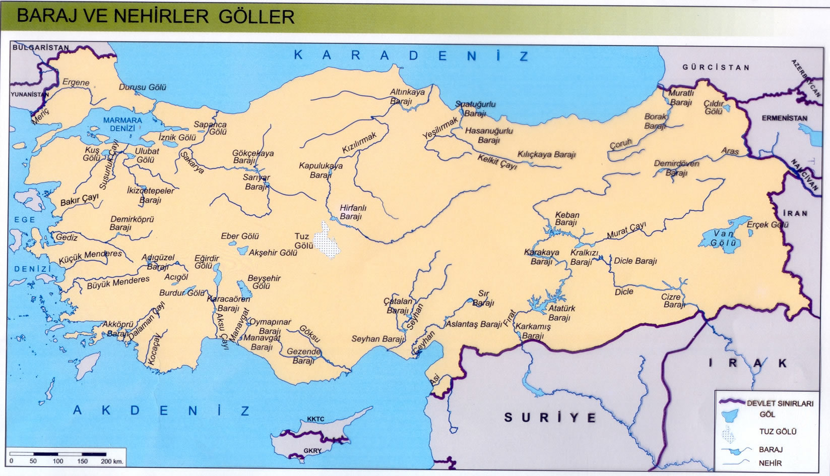 Fiumi e Laghi in Turchia